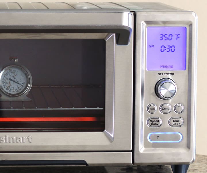 toaster oven preheating