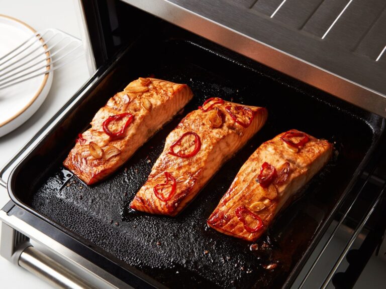 cooking fish in a toaster oven